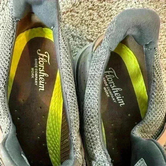 Florsheim N6316 Mens Grey Adventure Safety Toe Casual Work Shoes Size 9.5 - Picture 7 of 7